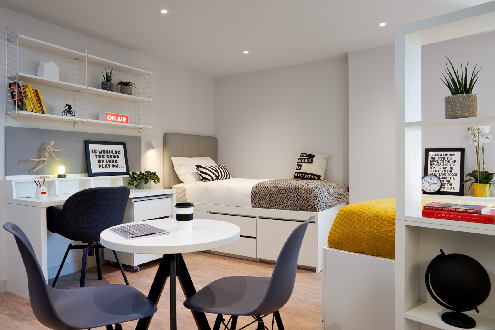 Student Castle Durham Atkinson Twin Studio Bedroom 1